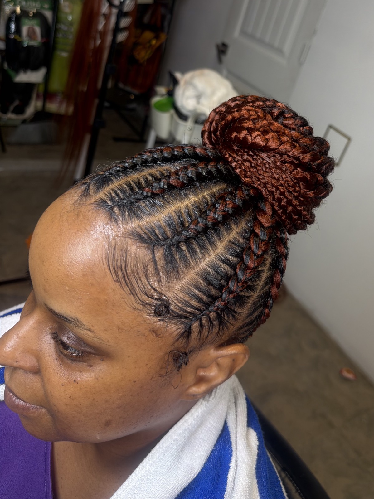Feed-In Braids Pony